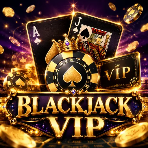 Mesa VIP de blackjack com crupiê e fichas altas
